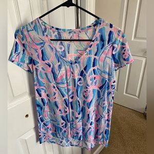 Lilly Pulitzer Let’s Get Nauti Etta Tee XXS